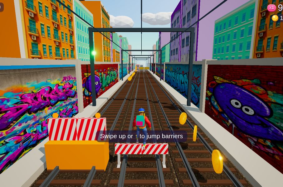 Metro Dash gameplay